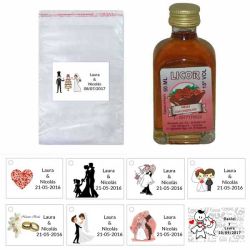 Licor fresa con chocolate en bolsa celofán