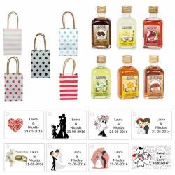 Pack Licor en bolsas regalos de boda