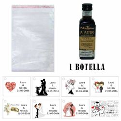 Pedro Ximenez en bolsa celofan y tarjeta