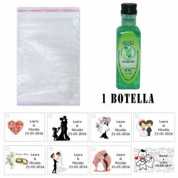 Ron Mojito en bolsa celofan y tarjeta