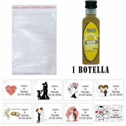 Ron Miel en bolsa celofan y tarjeta