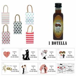 Licor Café en bolsa asa de cartón y tarjeta