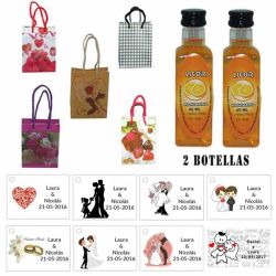 Licor Mandarina en bolsa asa y tarjeta