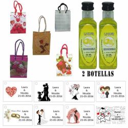 Licor Limoncielo en bolsa asa y tarjeta