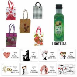 Licor Hierbas en bolsa con asa y tarjeta