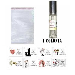 Colonia personalizada olor a rosas para regalos de boda