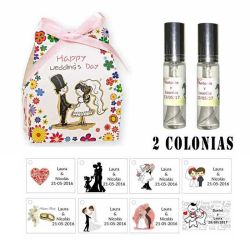 Colonias personalizadas regalos de boda