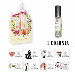 Colonia personalizada detalles de boda