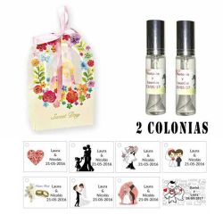 Colonias personalizadas detalles de boda