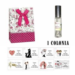 Regalos de boda colonia personalizada