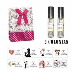 Regalos de boda colonias personalizadas