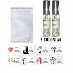 Colonias para detalles de boda personalizadas