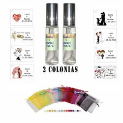 Colonias personalizadas para bodas