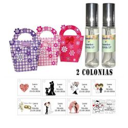 Colonias personalizadas para boda