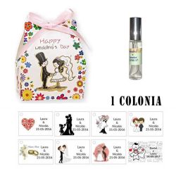 Colonia personalizada regalos boda invitados