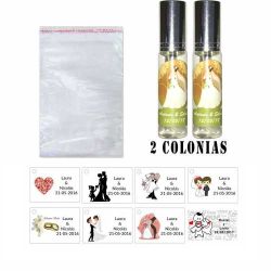 Colonias para detalles de boda