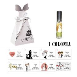 Colonia personalizada para detalle boda