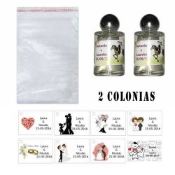 Colonias para regalos de boda originales