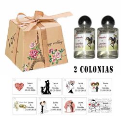 Regalos de boda Colonias personalizadas