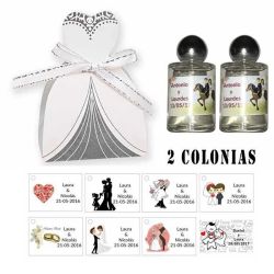 Detalles boda Colonias personalizadas