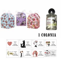 Colonia personalizada regalos para invitados de boda