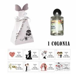 Detalles para boda Colonia personalizada