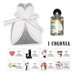 Detalles boda con Colonia personalizada