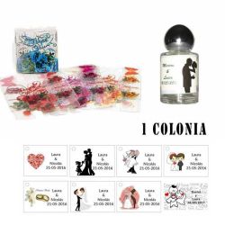 Colonia personalizada regalos boda