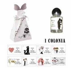 Detalles para boda con Colonia personalizada