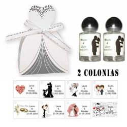 Detalles para bodas con Colonias personalizadas