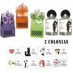 Colonia personalizada regalos invitados