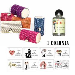 Colonia personalizada en una caja