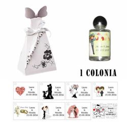 Detalles para boda Colonia personalizada