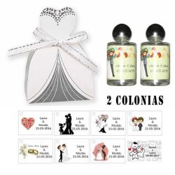 Detalles bodas Colonias personalizadas