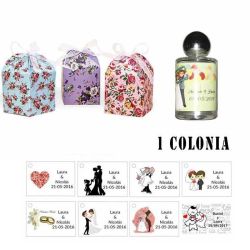 Colonia personalizada regalos invitados bodas