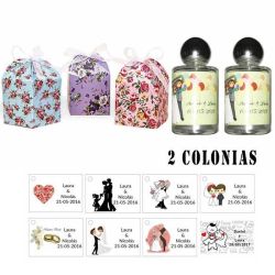 Colonias personalizadas regalos invitados bodas