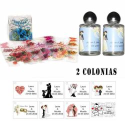 Colonias personalizadas regalos para bodas