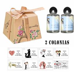 Regalos invitados Colonias personalizadas