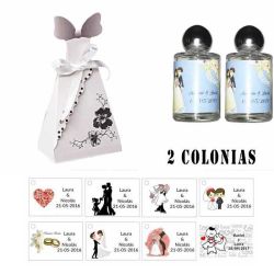 Detalles de boda Colonias personalizadas