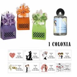 Colonia personalizada detalles invitados