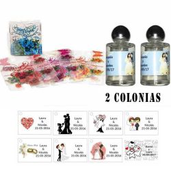 Colonias personalizadas regalos para una boda