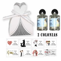 Colonias personalizadas regalos para boda