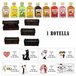 Detalle de boda 1 licor con baúl