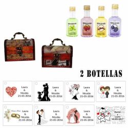 Regalos boda original para invitados 2 Gines con baúl