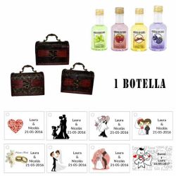 Regalos para boda original para invitados 1 Gin con baúl