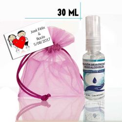 Kit Básico Higienizante Loción30 ml + Bolsa + Pegatina
