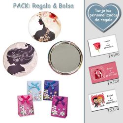 Espejo de chapa barato con dibujo de mujer, 2 modelos surtidos