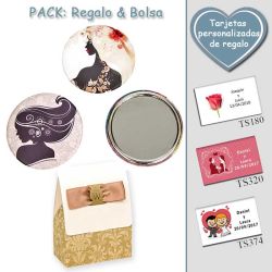 Espejo de chapa barato con dibujo de mujer, 2 modelos surtidos