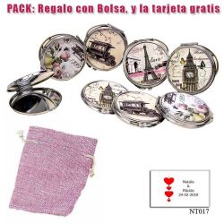 Precioso espejo Vintage de calidad, con estructura de metal