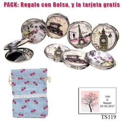 Precioso espejo Vintage de calidad, con estructura de metal